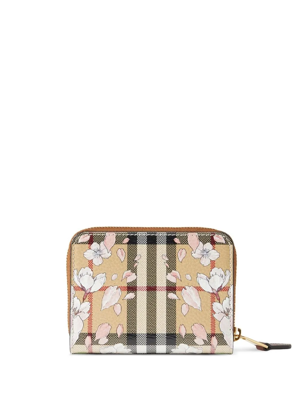 Burberry Portemonnee met bloemenprint - Beige