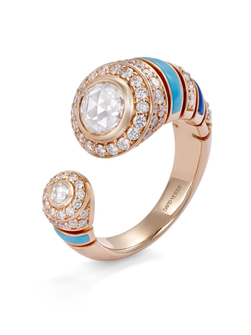 Image 2 of David Morris 18kt rose gold Asiyah diamond ring