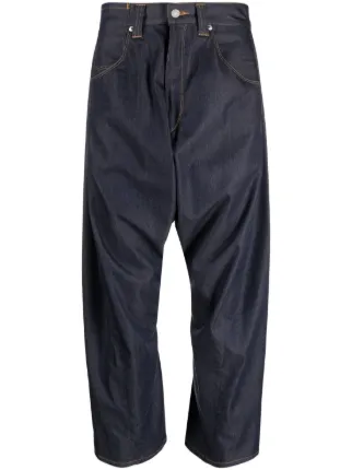 Junya Watanabe MAN クロップド サルエルジーンズ | ブルー