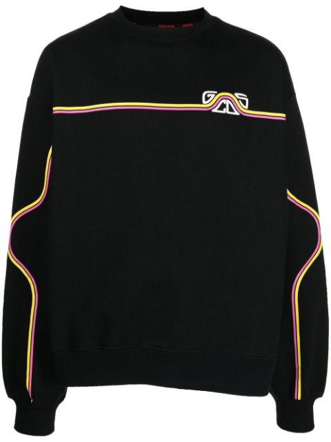 GCDS waved logo sweatshirt