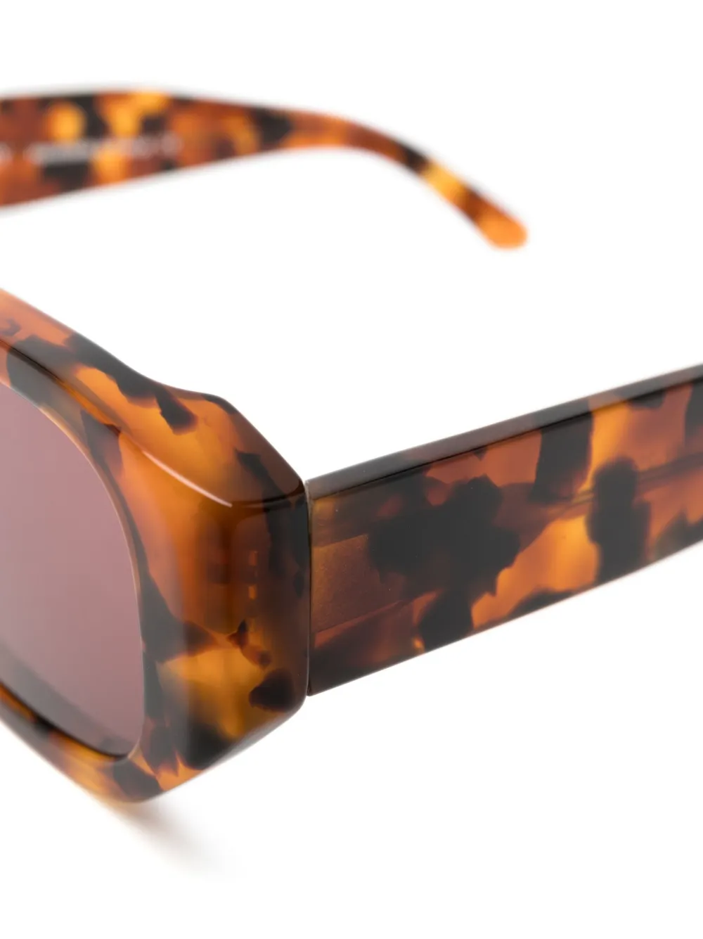  Thierry Lasry Square-frame Tinted Sunglasses - Brown 