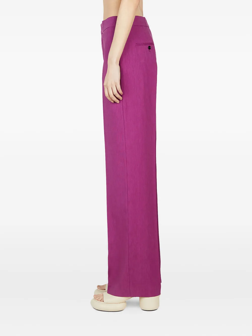 ISABEL MARANT straight trousers Paars