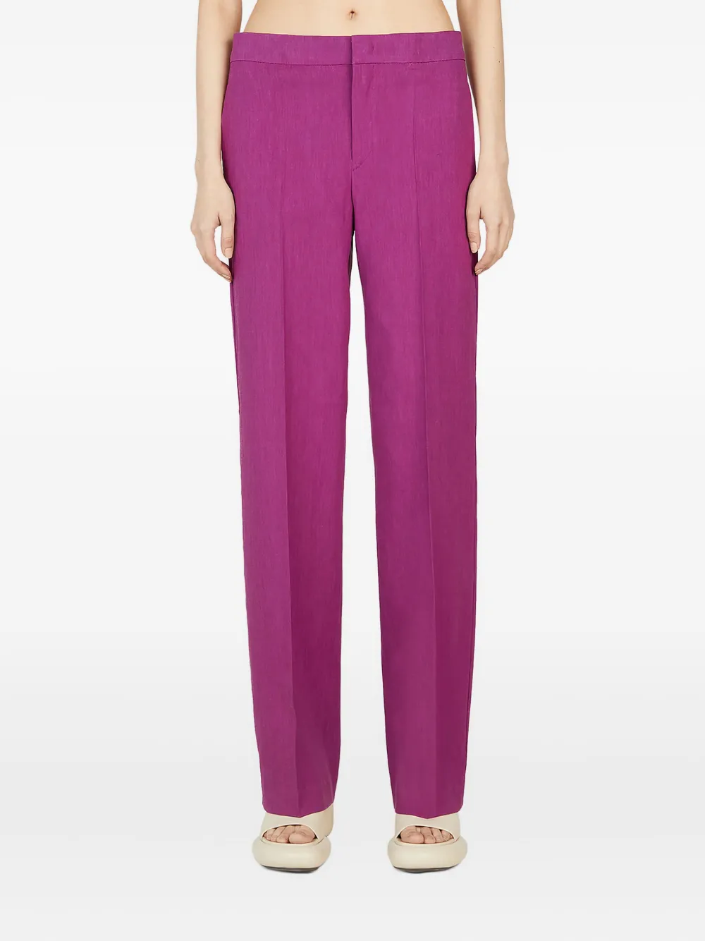 ISABEL MARANT straight trousers Paars