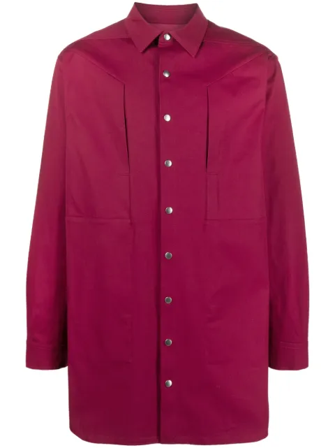 Rick Owens long-sleeve buttoned shirt jacket