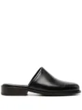 LEMAIRE square-toe 35mm mules - Black