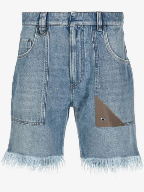 FENDI Shorts im Distressed-Look