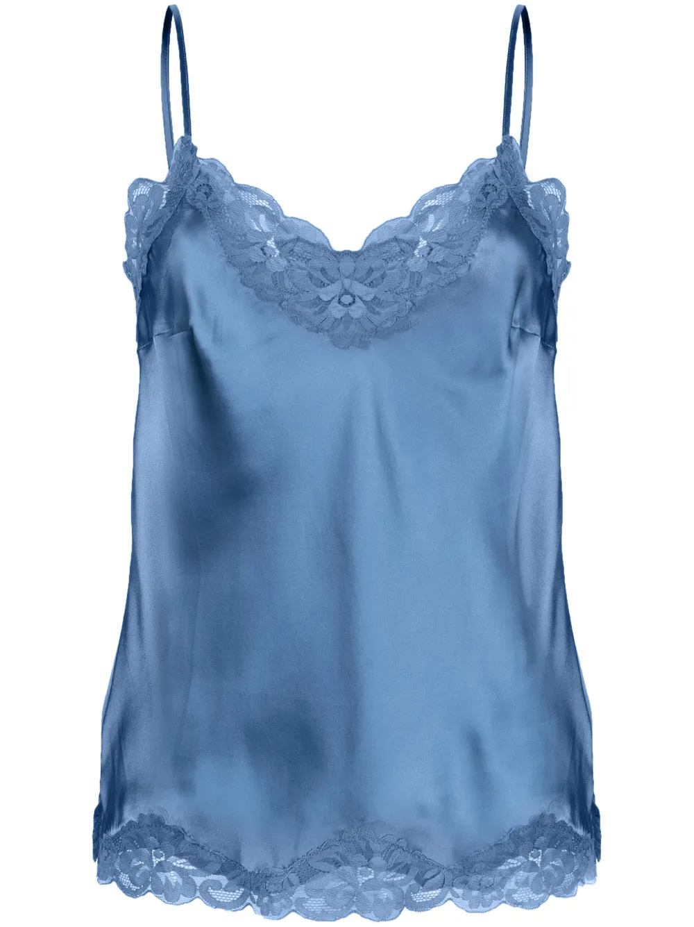 Gold Hawk lace-trim slip top