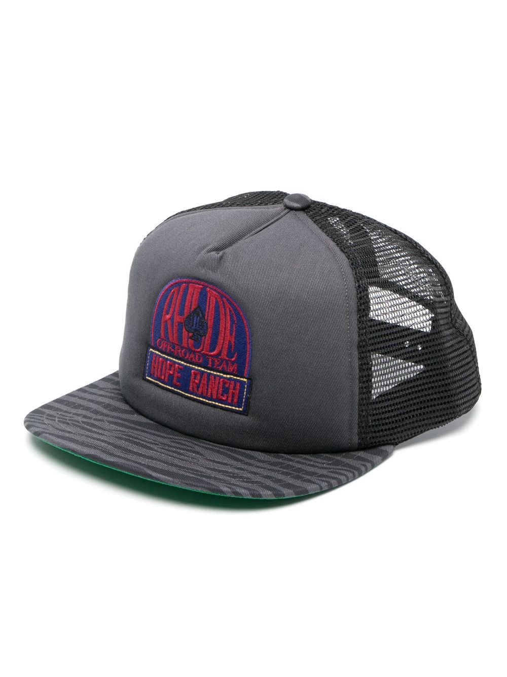rhude casquette racing champs - gris