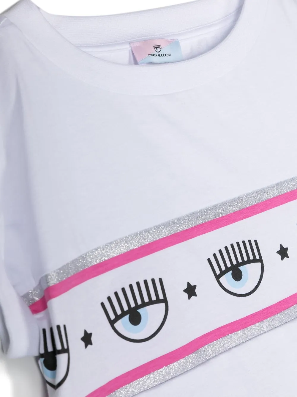 Chiara Ferragni White T-shirt With Print In Weiss