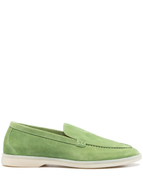 Mocassins en daim à détails de coutures - Scarosso - Modalova