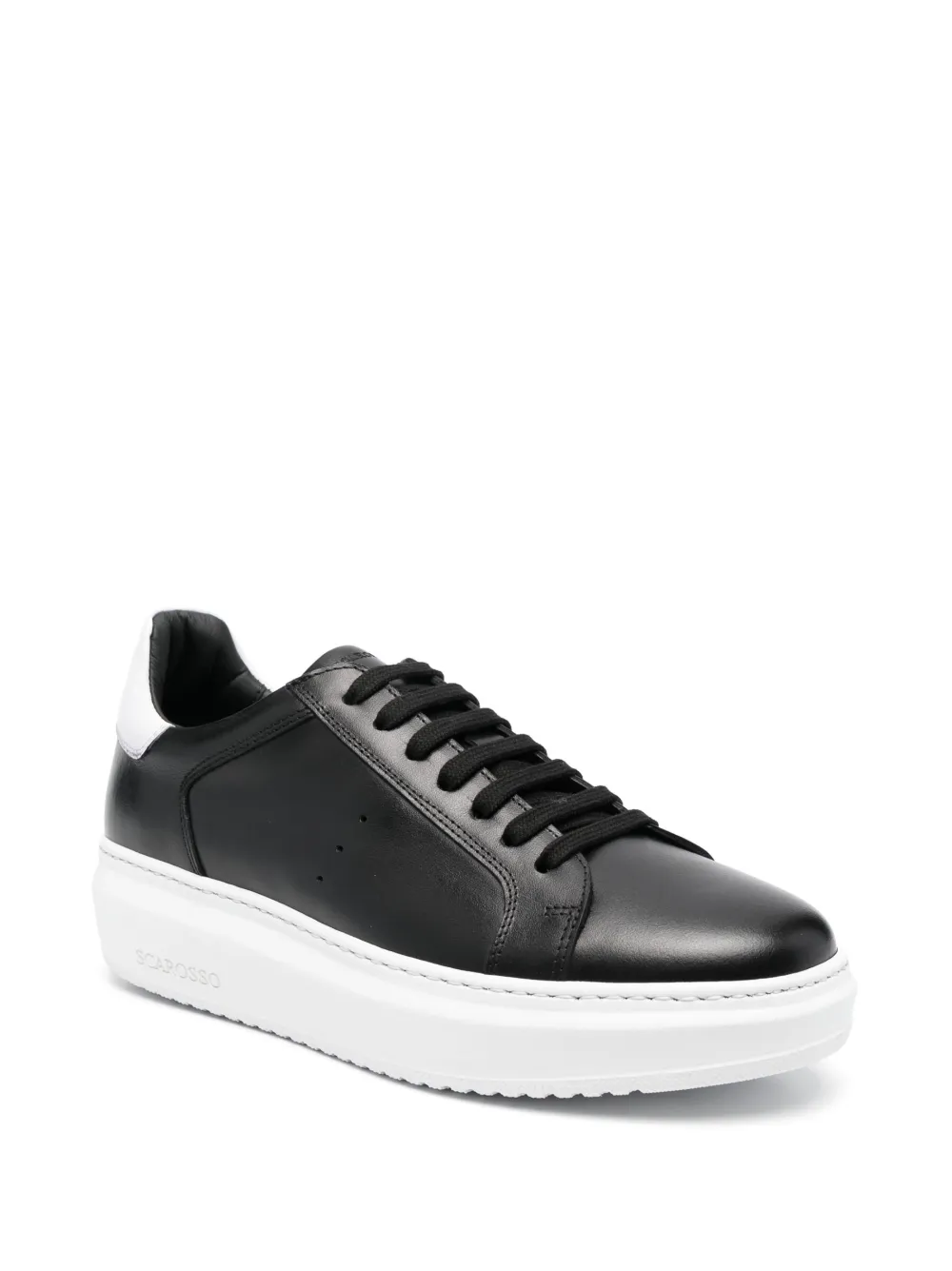 Scarosso lace-up leather sneakers | Low-Tops | Image 2