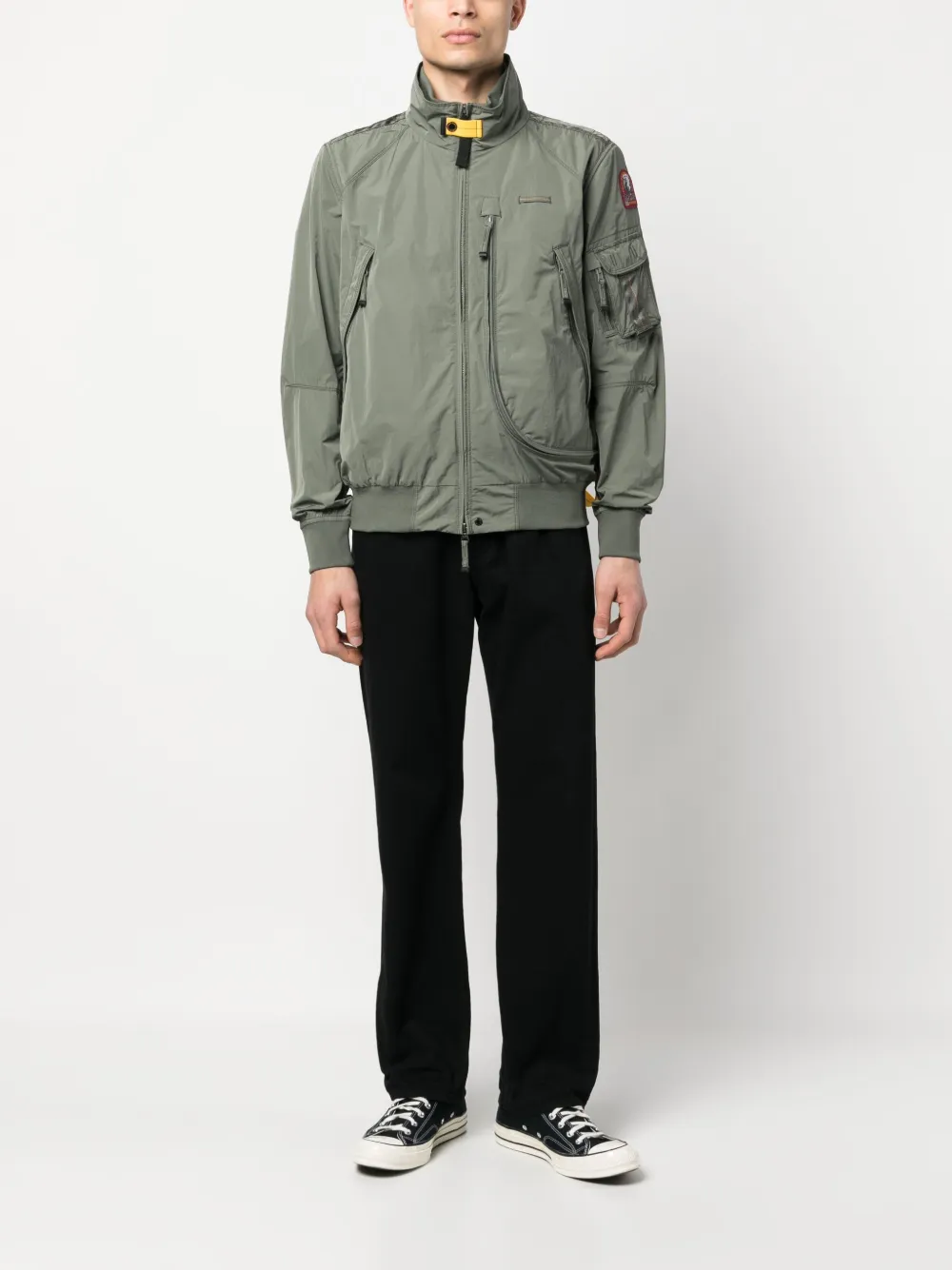 Parajumpers Bomberjack met print - Groen
