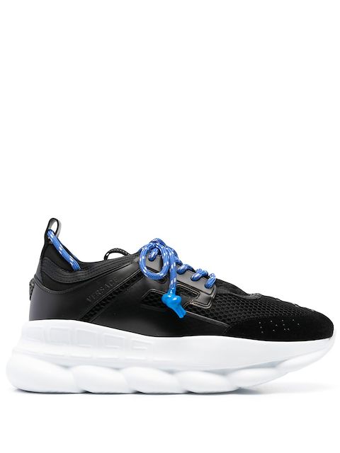 Versace panelled low-top sneakers