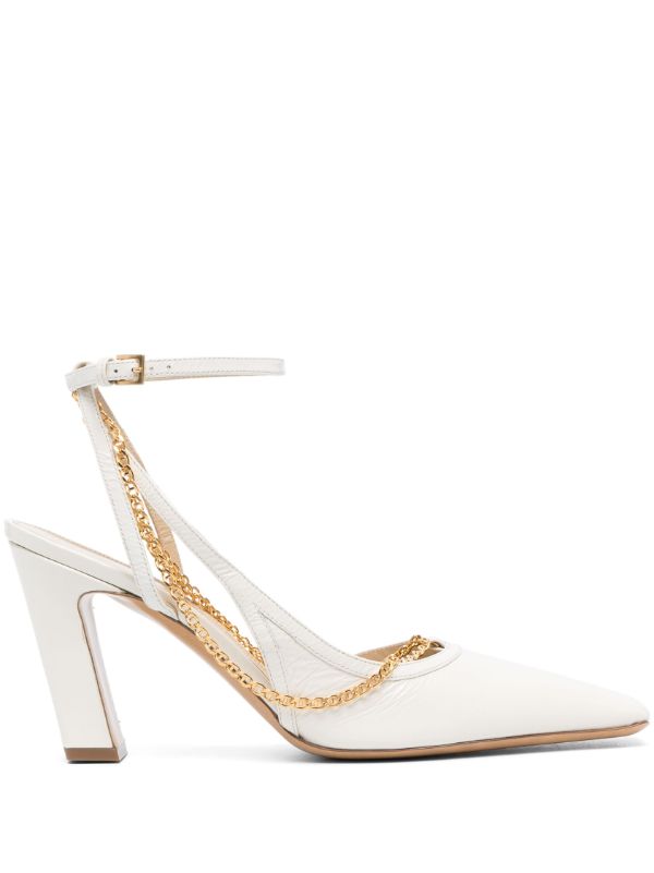 Khaite white discount heels