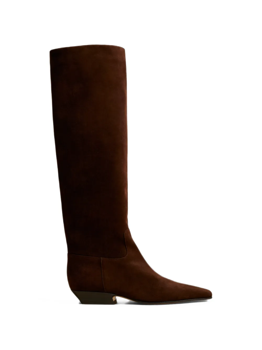 KHAITE The Marfa knielaarzen Bruin