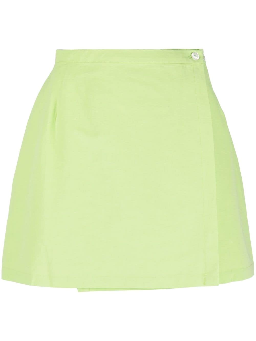 Shop Lido Short A-line Skirt In Green