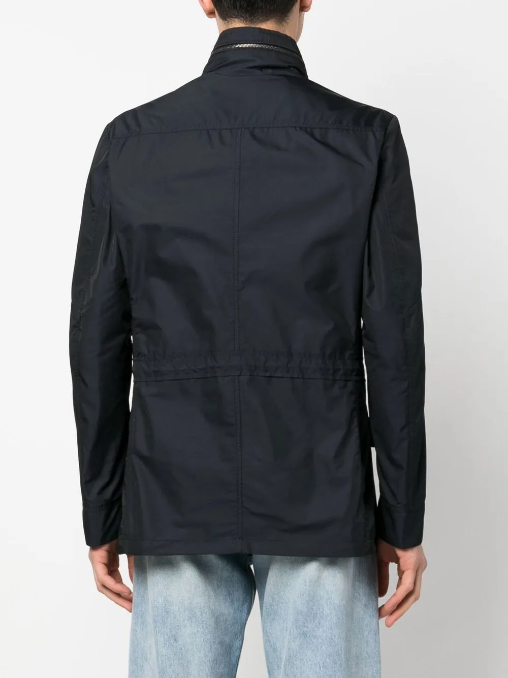 Detachable Hood Military Jacket