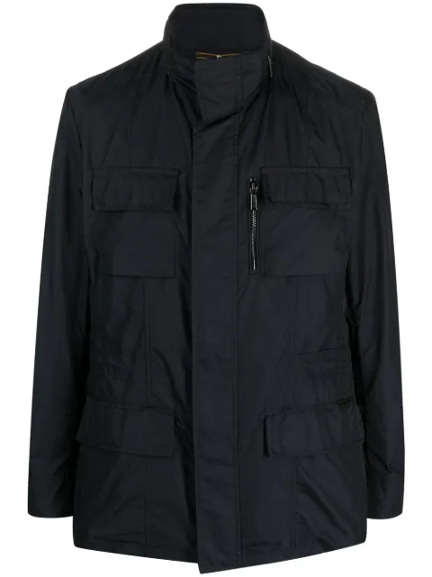 Moorer detachable hood military jacket