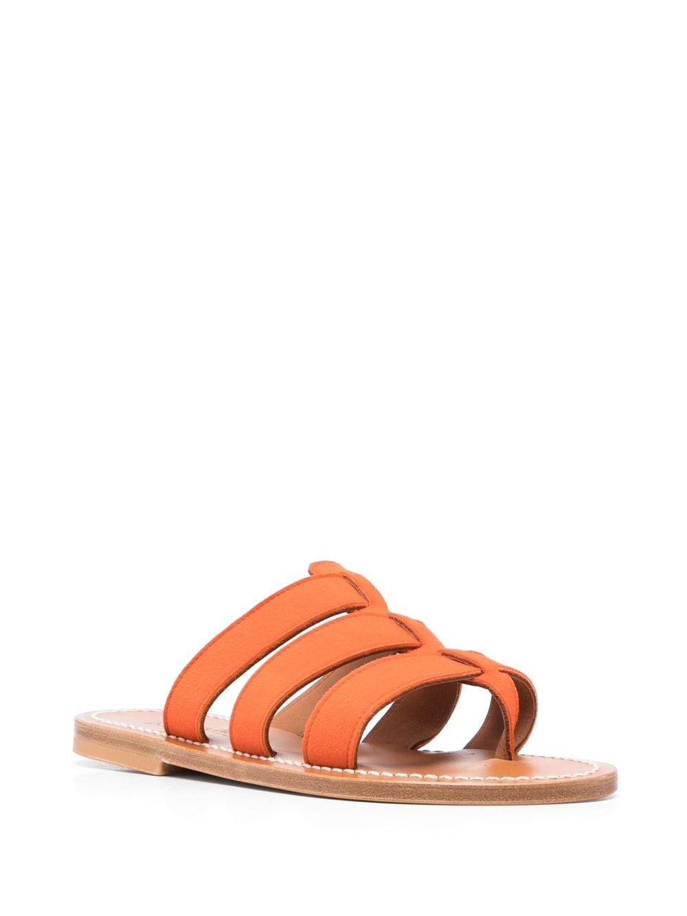 K. Jacques Dolon leren sandalen - Oranje