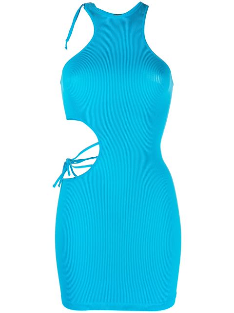 ANDREĀDAMO fitted ribbed-knit dress