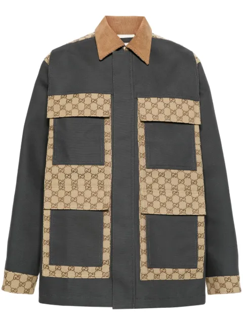 Gucci GG Supreme cotton-canvas jacket