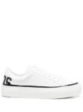 GCDS logo-print low-top sneakers - White