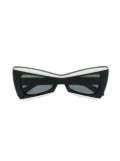 Off-White Eyewear cat-eye tinted sunglasses - Black