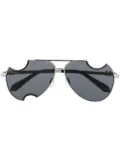 Off-White Eyewear Dallas tinted sunglasses - Silver