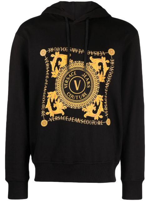 Versace Jeans Couture logo-print cotton hoodie Men