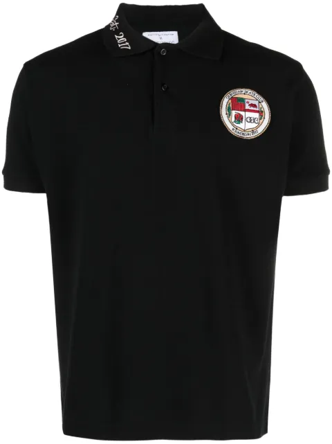 CRENSHAW SKATE CLUB Camisa polo com patch de logo
