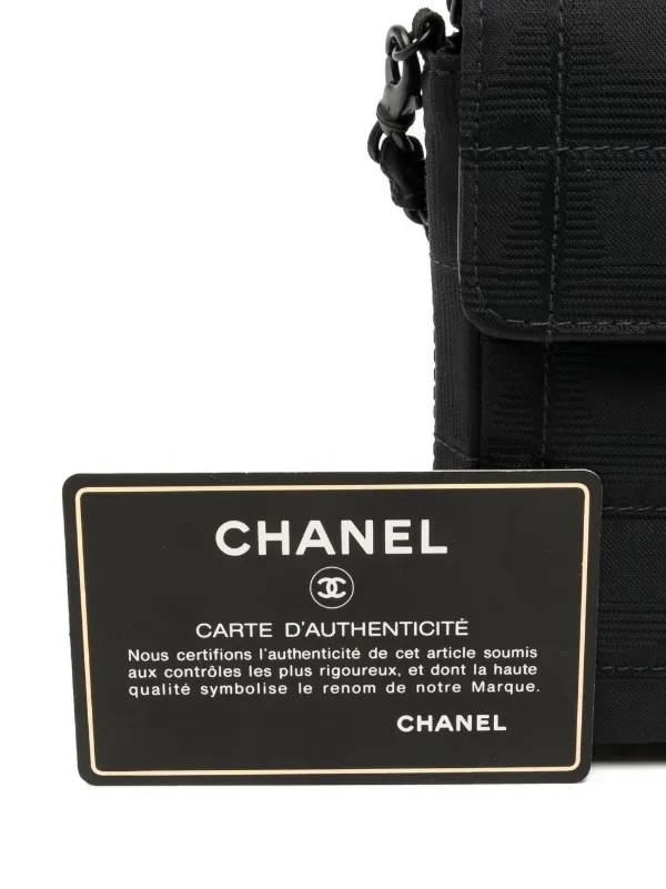 CHANEL Pre-Owned 2000-2001 ニュートラベル チョコバー フラップ