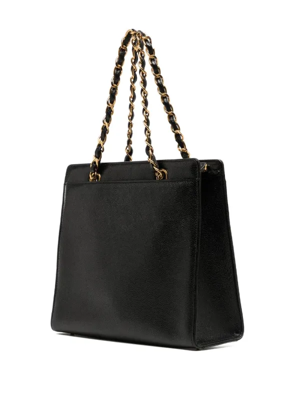 CHANEL Pre-Owned 1998-1999 CC turn-lock Zipped Handbag | Black