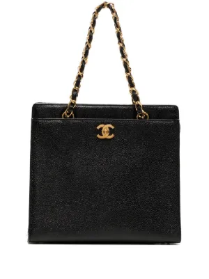 CHANEL Pre-Owned CC turn-lock Handbag | Black | FARFETCH