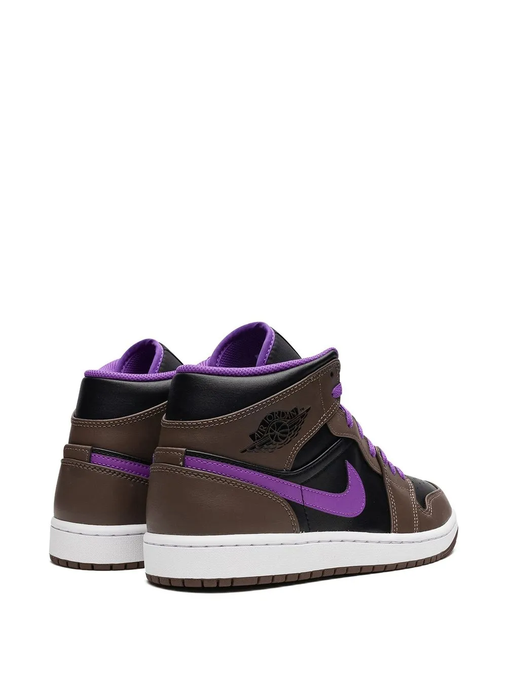 Shop Jordan Air  1 Mid "palomino" Sneakers In Palomino/white-wild Berry