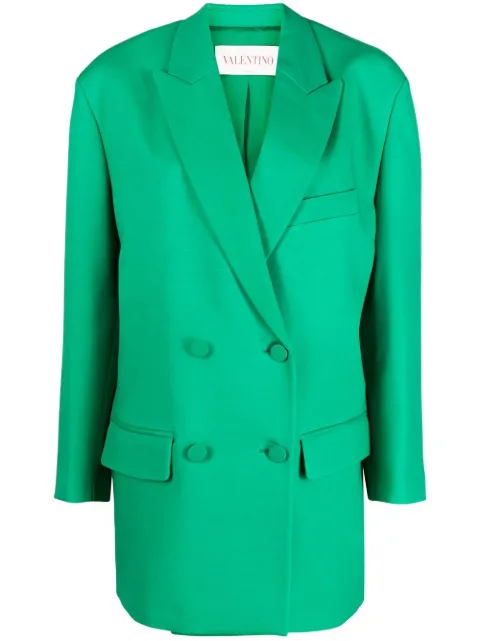 Valentino Garavani Crepe Couture double-breasted blazer