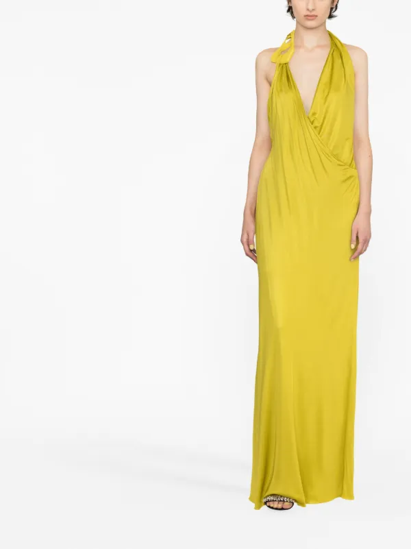 slim fit dress slacks Tom Ford Washed Silk Georgette Belted Midi Dress, Green Clover, Women's, 40, Cocktail & Party Wedding Guest Dresses Satin & Silk Dresses main image 1