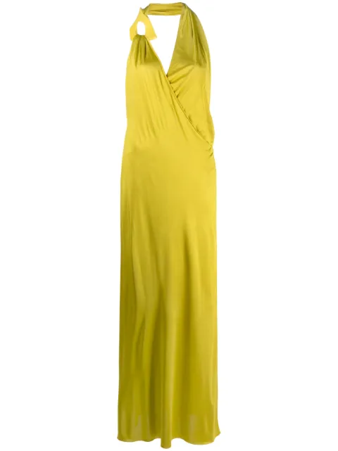 TOM FORD draped halterneck maxi dress