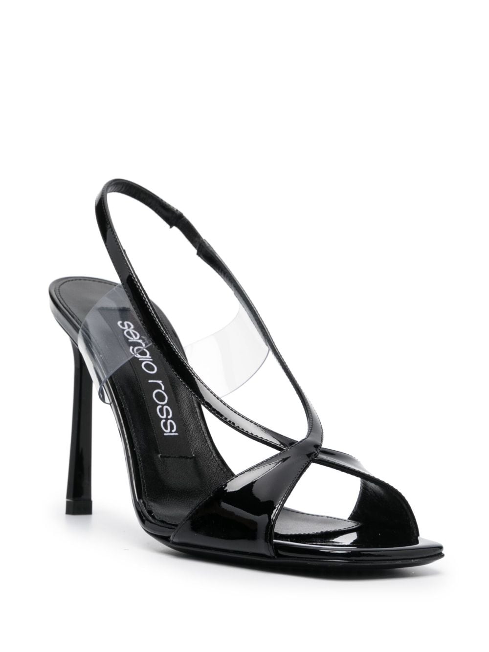 Image 2 of Sergio Rossi 105mm open-toe leather sandals