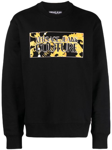 Versace Jeans Couture logo-print cotton sweatshirt Men