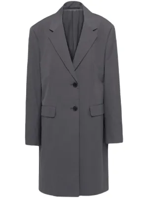 Prada Single Breasted Coats for Women - Shop on FARFETCH