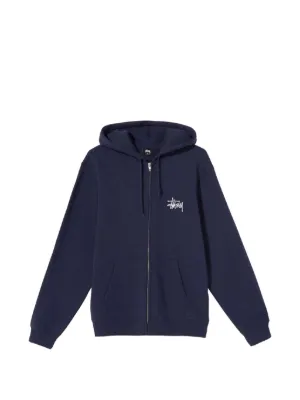 トップス STUSSY BASIC STUSSY ZIP HOODIE NAVY Stussy Basic Zip Hoodie - Navy / Black / Grey | In stock – WEAR43WAY