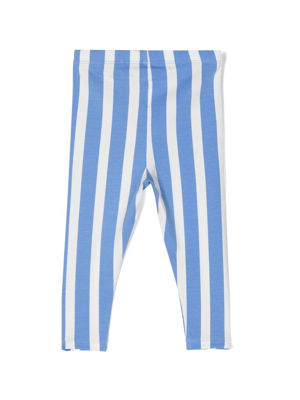 Mini Rodini Legging met logoprint - Blauw