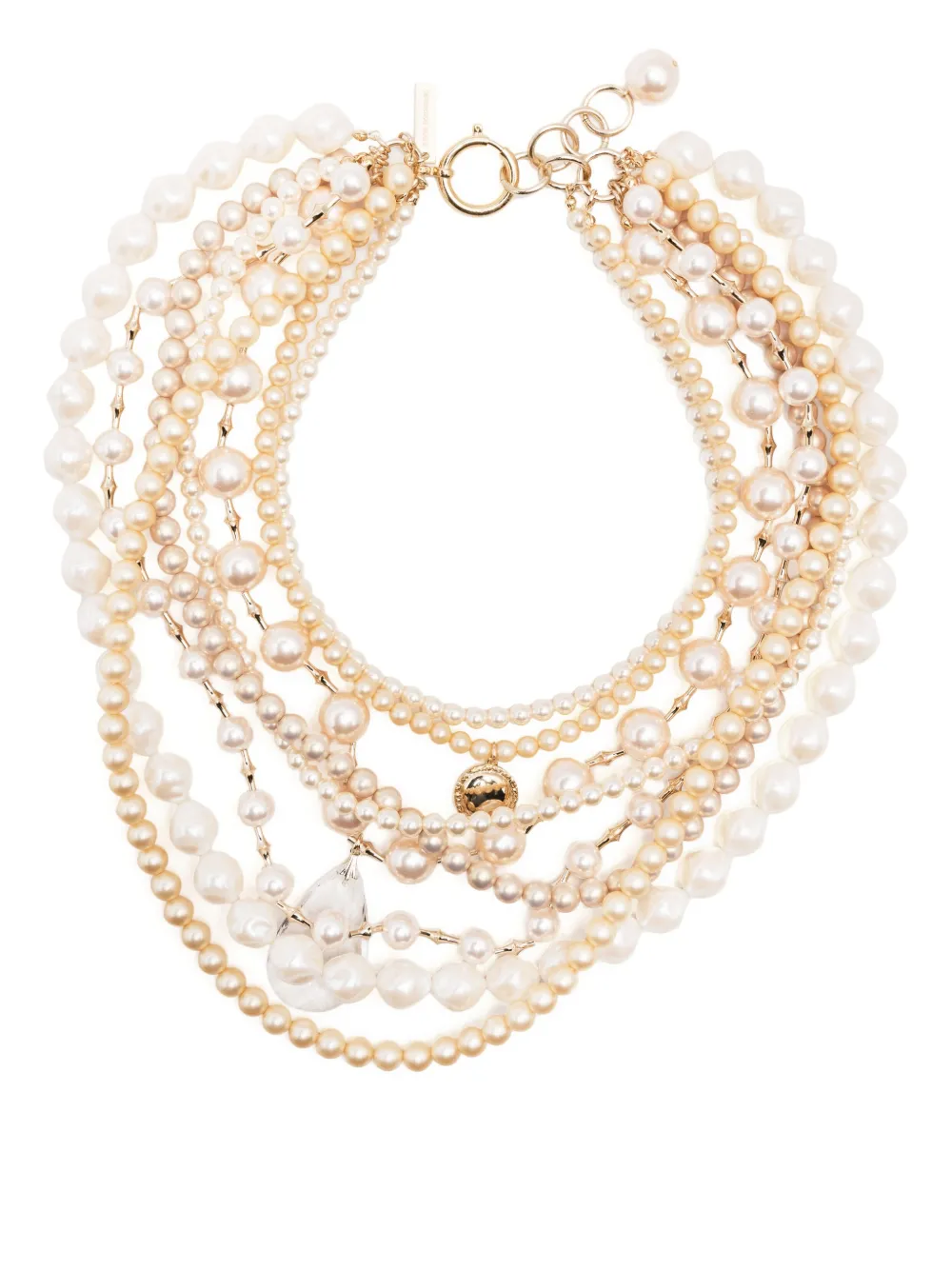 Junya Watanabe Layered pearl-chains Necklace - Farfetch