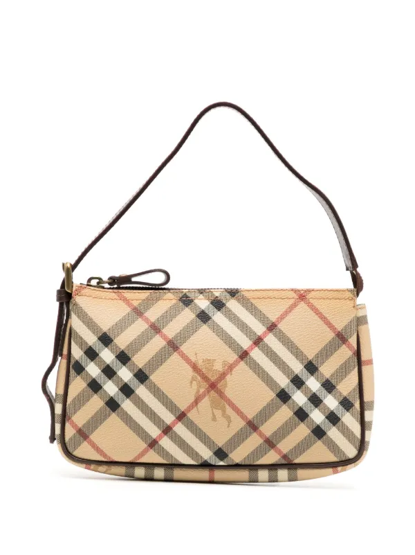 Burberry Pre-Owned 1990-2000s House Check Mini Bag - Farfetch