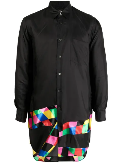 Comme Des Garçons Homme Plus checkerboard-print long-sleeve shirt