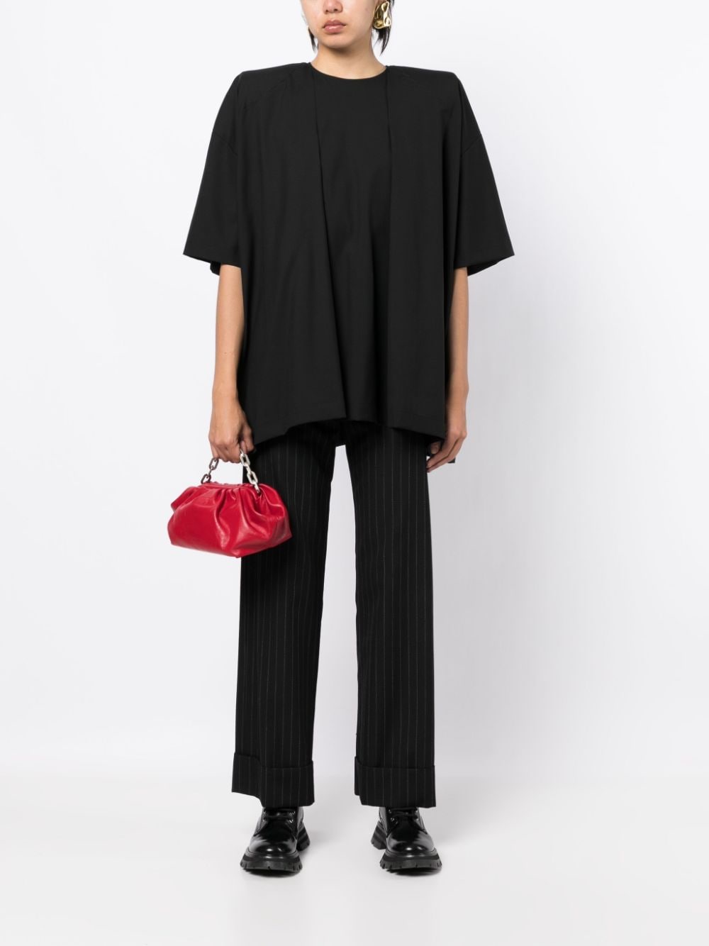 Junya Watanabe Oversized T-shirt - Zwart