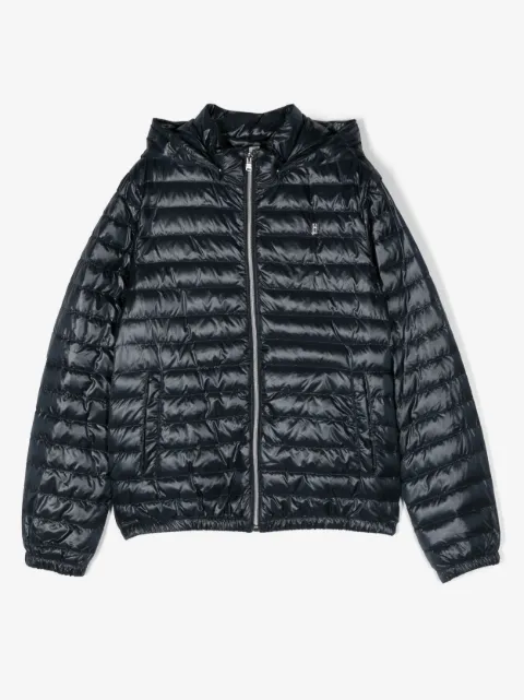 Herno Kids embossed-logo padded jacket