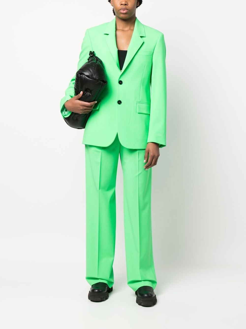 MSGM High waist pantalon - Groen