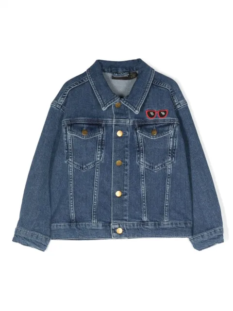 Mini Rodini long-sleeve denim jacket