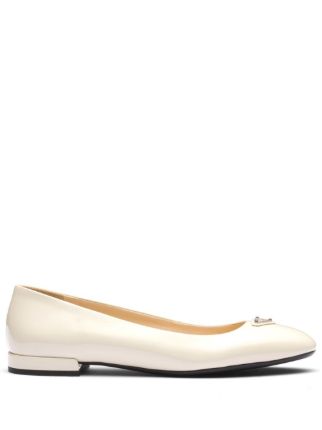 Prada patent-leather Ballerina Flats - Farfetch